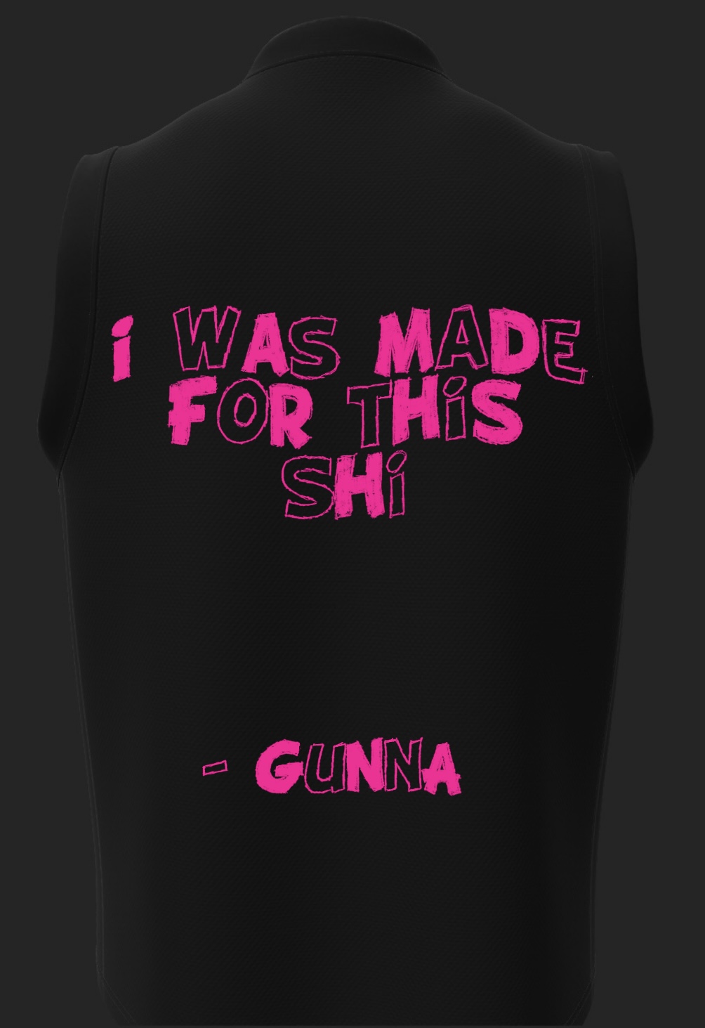 21SEVEN pink statement jersey back