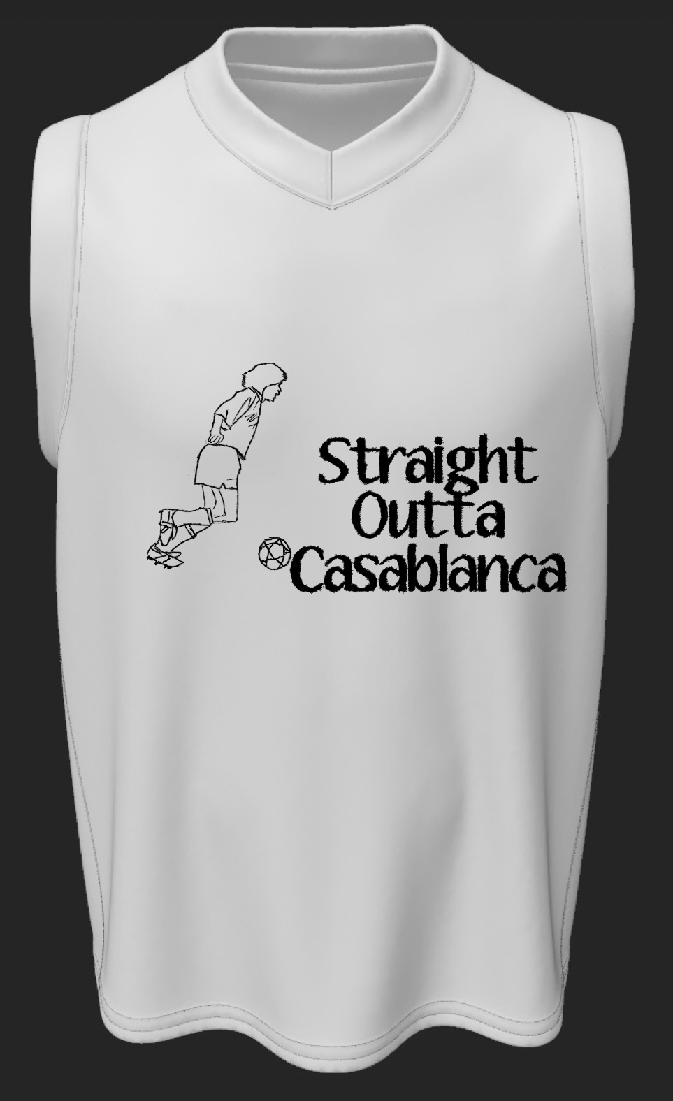 Straight Outta Casablanca jersey front